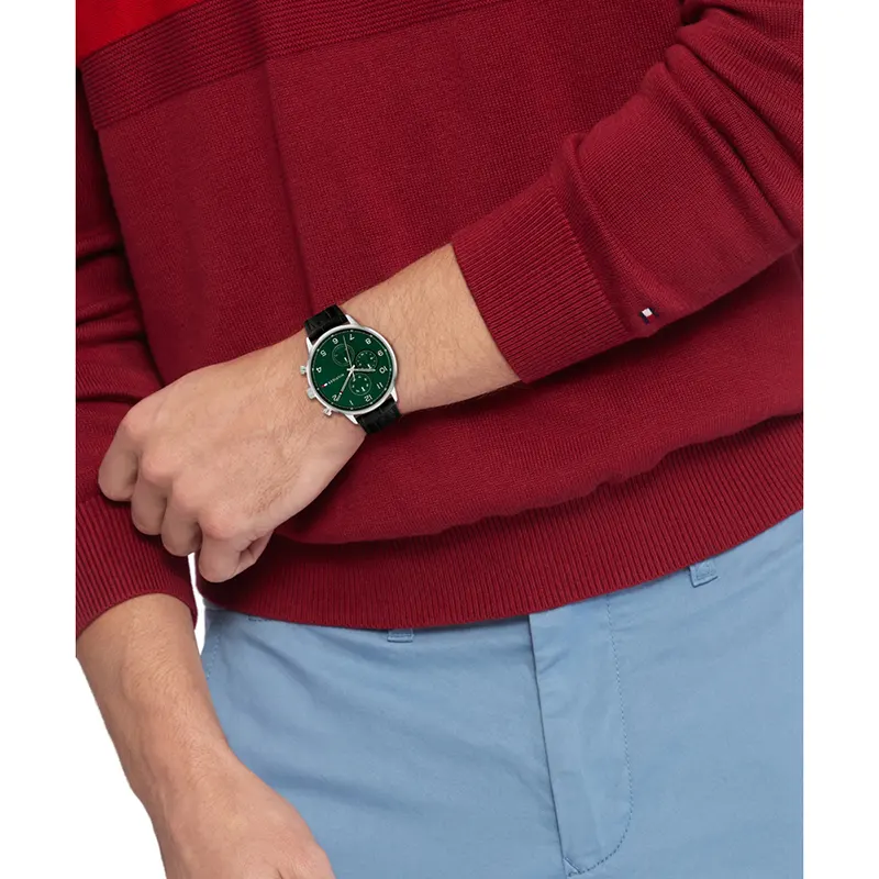 Tommy Hilfiger Leondale Green Dial Men's Watch | 1791985